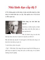 Nhà lãnh đạo cấp độ 5 ppsx