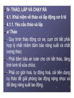 Kỹ thuật tháo - lắp - chạy rà potx