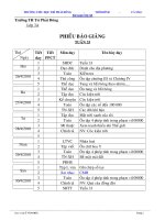 GA LOP 3 - TUAN 33 (CKT - KN)