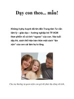 Dạy con theo... mẫu! docx