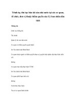 Trình tự, thủ tục bán tài sản nhà nước tại các cơ quan, tTrình tự, thủ tục bán tài sản nhà nước tại các cơ quan, tổ chức, đơn vị thuộc thẩm quyền của Uỷ ban nhân dân tỉnhổ chức, đơn vị pptx