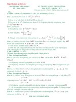 Luyện thi Tốt nghiệp Toán 2010 số 3