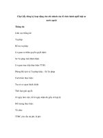 Cấp Giấy đăng ký hoạt động cho chi nhánh của tổ chức hành nghề luật sư nước ngoài doc