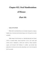 Chapter 032. Oral Manifestations of Disease (Part 10) docx