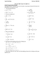 BAI TAP ON THI TN THPT 0910.TUAN 1