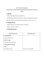 Tiếng Việt lớp 4 - ÔN TẬP GIỮA HỌC KÌ I TIẾT 5 doc