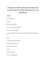 Trình tự, thủ tục điều chuyển tài sản nhà nước tại các cơ quan, tổ chức, đơn vị thuộc thẩm quyền của Uỷ ban nhân dân tỉnh potx