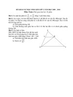 DE KHAO SAT HSG LOP 5, 09-10