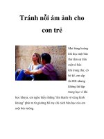Tránh nỗi ám ảnh cho con trẻ docx