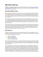 Đột biến sinh học