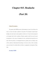 Chapter 015. Headache (Part 20) docx