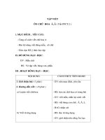 Giáo án Tiếng Việt 3 - TẬP VIẾT - ÔN CHỮ HOA Ă, Â ppt