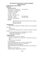 ĐỀ CƯƠNG MÔN NGỮ VĂN 6_7_8 HỌC KÌ II.