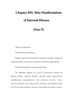 Chapter 054. Skin Manifestations of Internal Disease (Part 9) ppt