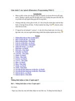 Giáo trình C của Aptech ppsx
