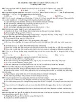 ĐỀ KIỂM TRA MỘT TIẾT LÝ 12 BAN NÂNG CAO, CÓ ĐA