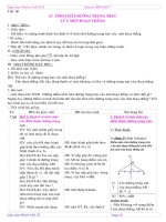 Tiết 60. Tính chất đường trung trực ...