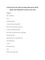 Giải quyết đơn thư, khiếu nại thuộc thẩm quyền cấp Bộ, ngành, tỉnh, thành phố trực thuộc trung ương pps