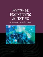 software engineering and testing