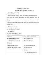 Giáo án Tiếng Việt 3 - CHÍNH TẢ : ( nghe – viết ) NGƯỜI LIÊN LẠC NHỎ docx