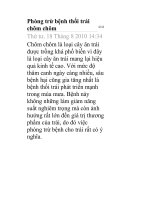 Phòng trừ bệnh thối trái chôm chôm . ppt