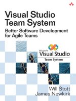 visual studio team system better software development for agile teams