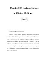 Chapter 003. Decision-Making in Clinical Medicine (Part 3) ppt