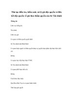 Thủ tục điều tra, kiểm soát, xử lý giá độc quyền và liên kết độc quyền về giá theo thẩm quyền của Sở Tài chính ppsx