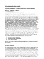 Indicators for Soil Quality Defining a framework to measure soil quality (Romanyà et ppt