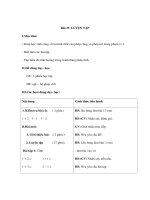 Giáo án toán lớp 1 - LUYỆN TẬP (3) pot