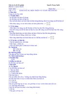 GIÁO ÁN ÔN TỐT NGHIỆP