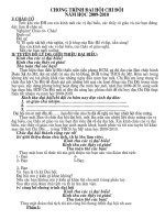 chuong trinh dai hoi chi doi