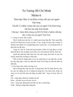 Thảo luận Tư Tưởng Hồ Chí Minh: Bàn về ưu điểm và hạn chế của con người Việt Nam potx