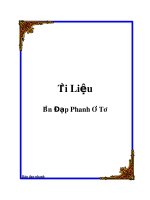 Bàn đạp phanh ô tô docx