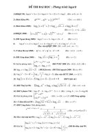 De thi dh phuong trinh log