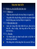 Điều kiện làm việc của thanh truyền doc