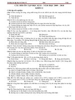 đề cương ôn tập HKII_khối 11