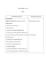 LẮP CÁI ĐU (2 tiết ) Tiết 2 pptx