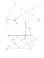Hình chèn toán 8 - Kì I Hình Học
