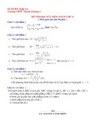 De Thi Hoc Ki II Lop 11