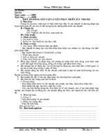 Giáo án TD 8 Tuần 1