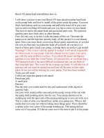 Bosch VE pump head reinstallation doc