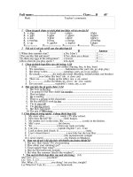 de kiem tra hoc ky lop 6 rat hay