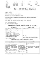 tiết 2: Đo độ dài ( tiếp)