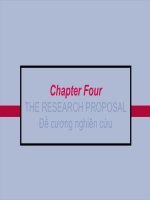 CHƯƠNG 4 - Đề cương nghiên cứu ppt