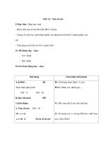 Giáo án Toán lớp 2 - Tìm số trừ pps