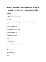 Kiểm tra và công nhận cơ sở sản xuất, kinh doanh thuỷ sản đủ điều kiện đảm bảo vệ sinh an toàn thực phẩm ppt