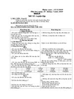 Tiết 131: Luyện tập