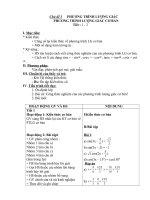 giáo án tự chọn 11 cơ bản