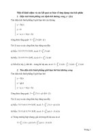 ỨNG DỤNG CỦA TÍCH PHÂN